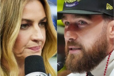 Erin Andrews Reveals She Told Travis Kelce “I Love You” When She Saw Him After His Devastating Super Bowl Loss