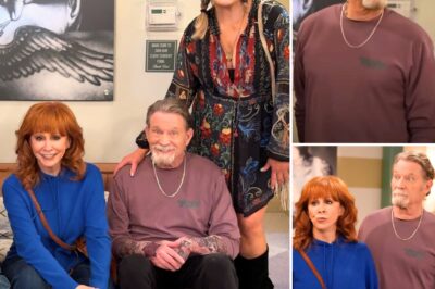First Photos Released Of “Reba” Star Christopher Rich On Set Of “Happy’s Place”