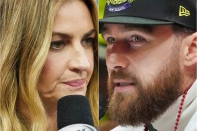 Erin Andrews Reveals She Told Travis Kelce “I Love You” When She Saw Him After His Devastating Super Bowl Loss