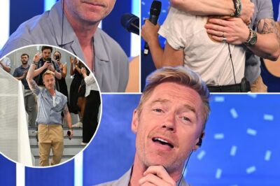 Ronan Keating fights back tears as he says an emotional goodbye to Magic Radio Breakfast after seven years with a heartfelt performance of “When You Say Nothing At All”.