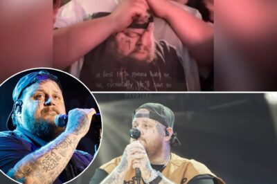Country star Jelly Roll was brought to tears when he saw the emotional reaction of a young fan who had traveled nine hours just to see him perform live. As the young fan’s eyes filled with awe and happiness, Jelly Roll couldn’t hold back his own tears.