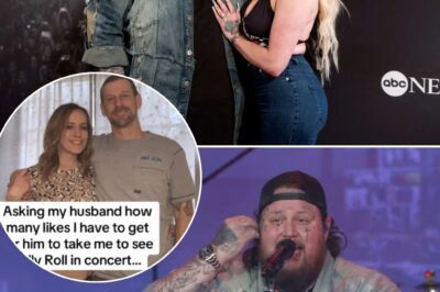 A husband set a nearly impossible goal for his wife: attend a Jelly Roll concert, a dream she held close but seemed out of reach. It looked like a long shot—until Jelly Roll himself stepped in and changed everything!