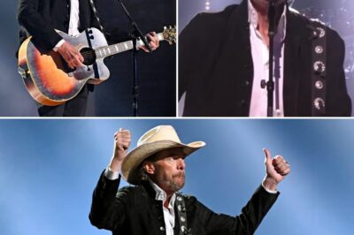 Yall see him shaking? He fought hell itself to sing that song. And he nailed it. Toby Keith delivered a poignant and powerful performance of his song “Don’t Let the Old Man In” at the 2023 People’s Choice Country Awards, marking one of the most emotional highlights of the evening. The moment not only showcased Keith’s legendary talent but also served as a testament to resilience and perseverance as the artist continues his journey through health challenges.