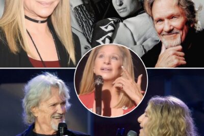 Barbra Streisand stood under the soft glow of the spotlight, her presence commanding yet tender. As the first delicate notes of “Evergreen” began, a hush fell over the crowd. It was a deeply personal tribute to Kris Kristofferson, her co-star from the iconic 1976 film A Star Is Born. Her voice, laden with emotion, wove through the lyrics like a bittersweet confession, each word carrying the weight of memory and admiration. The audience sat motionless, tears welling in their eyes as Streisand transformed the room into a shared moment of reverence and heartbreak. By the final note, the walls of the venue seemed to hum with the echo of her love and gratitude, leaving no heart untouched.