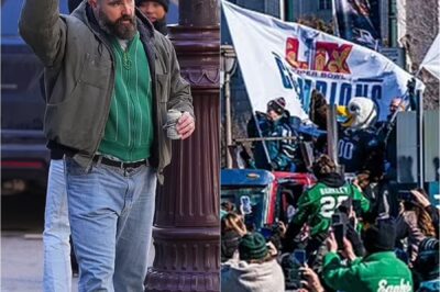 Jason Kelce reveals why he needed a police escort after ‘big mistake’ during Eagles Super Bowl parade