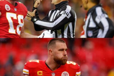 Travis Kelce erupts with extreme rage in a “shocking” message, slamming the media for “leaning towards” the narrative that referee Clete Blakeman and the NFL are rigging games for the Chiefs.