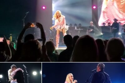 Gwen Stefani thrilled fans at Blake Shelton’s concert with a surprise performance of her iconic hit Don’t Speak. Though she has stepped back from the spotlight in recent years, Stefani proved she’s still a powerhouse performer, commanding the stage with effortless charisma. The moment sent the crowd into a frenzy as she showcased the same raw emotion and vocal strength that made the song a timeless classic. Shelton’s fans may have come for country, but they got an unforgettable dose of rock royalty.