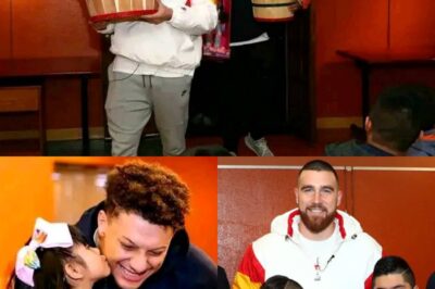 SO KIND!!! Chiefs’ QB Patrick Mahomes and TE Travis Kelce Surprise a Local Family with Food, Gifts and a Day to Remember – Heartwarming time between season!