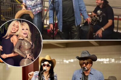 In the heart of a bustling NYC subway station, commuters hurried past, unaware they were about to witness magic. Disguised in casual outfits and wide-brimmed hats, Miley Cyrus and Jimmy Fallon quietly set up, blending into the chaos. Then, with a sudden strum of a guitar and a familiar melody, the duo broke into a stunning rendition of a Dolly Parton classic.