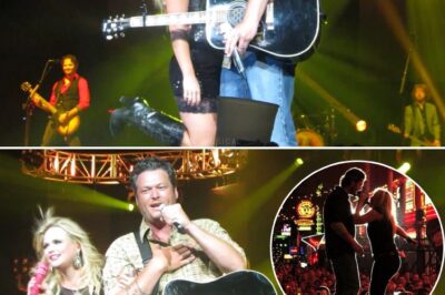 The night in Nashville took an unexpected turn when Blake Shelton stunned the crowd with a surprise performance of “Honey Bee.” It all unfolded during Miranda Lambert’s headlining set, when Blake made a jaw-dropping entrance, stepping onto the stage beside her in a moment that no one saw coming.