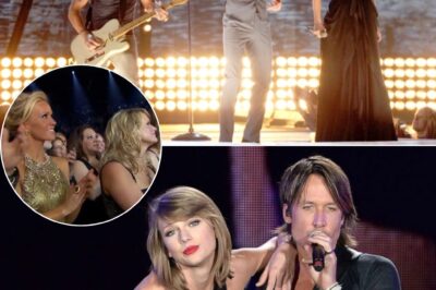 Taylor Swift took the stage alongside country music icons Tim McGraw and Keith Urban for a breathtaking rendition of Highway Don’t Care. At just 24 years old, Taylor held her own with two living legends, proving her star power was undeniable. The moment Keith Urban unleashed his electrifying guitar solo, the energy in the arena skyrocketed—fans screamed, the judges were left in awe, and the magic of live music was on full display. Tim McGraw’s rich vocals blended seamlessly with Taylor’s signature emotion-filled delivery, creating an unforgettable spectacle.