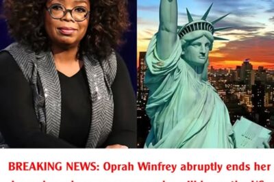 BREAKING NEWS: Oprah Winfrey abruptly ends her legendary show, announces she will leave the US: I can’t live here for the next 4 years.