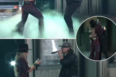 Hardy and Lainey Wilson delivered a chilling, unforgettable performance at the CMA Awards, bringing to life a haunting tale of domestic violence and vigilante justice with their rendition of “Wait in the Truck.”