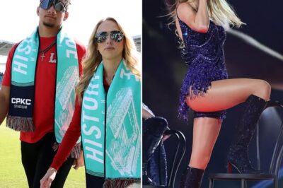 ‘Definitely’ – Brittany and Patrick Mahomes declare that they want Taylor Swift to join them next as go nuts at NWSL game