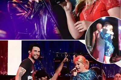 When Maroon 5 hit the stage in San Diego, featuring the powerhouse vocals of Kelly Clarkson, the night was set to be unforgettable with their rendition of “Moves Like Jagger.” But what fans didn’t see coming was the hilarious prank orchestrated by Kelly’s band! As the performance unfolded, unexpected twists and playful antics had the crowd roaring with laughter, adding a delightful layer of spontaneity to the show!