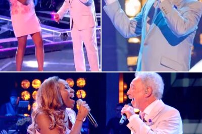 At 84, Tom Jones Defies Age And Steals The Spotlight With A Show-Stopping Performance! Teaming Up With Sasha Simone On The Voice UK, He Took On The Iconic River Deep, Mountain High—And The Crowd Went WILD! Dressed In A Bold Ensemble, The Music Legend’s Powerful Vocals Blended Seamlessly With Sasha’s, Creating Pure Magic On Stage. Social Media ERUPTED, Racking Up MILLIONS Of Views As Fans Praised His Timeless Talent. This Electrifying Duet Proved That Music Truly Knows No Age!