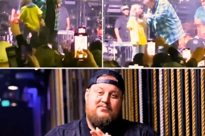 Jelly Roll Just Turned A Concert Into A Once-In-A-Lifetime Moment As He Pulled A Nervous Young Girl On Stage, Gave Her The Sweetest Pep Talk, And Sang A Powerful Duet With Her That Left The Entire Crowd In Tears