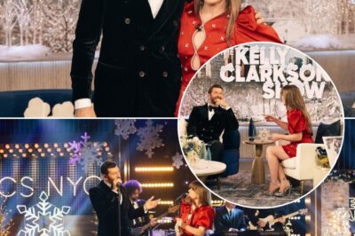 Kelly Clarkson and Brett Eldredge teamed up for a stunning performance of “Sweet December” on The Kelly Clarkson Show, filling the stage with warmth and holiday cheer. Their voices harmonized beautifully, creating a magical atmosphere that had fans captivated. The duet highlighted their powerful chemistry, blending Clarkson’s soulful vocals with Eldredge’s smooth country tone.