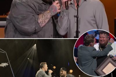 In a heartfelt moment that took everyone’s breath away, Jelly Roll stepped onto the stage alongside Craig Morgan for a performance that would be etched in memory. The song “Almost Home,” a powerful tribute to veterans, filled the air, and as the first notes rang out, the weight of the moment was felt by every soul in the room.