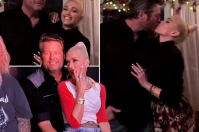 Sealed with a kiss and filled with holiday cheer! Gwen Stefani and Blake Shelton brought Christmas magic to life as they shared a sweet moment under the mistletoe on Christmas Eve. The couple serenaded fans with a heartfelt duet of a beloved Christmas song, blending their voices in perfect harmony and spreading festive joy. Their love and holiday spirit made the performance unforgettable, a true gift to fans celebrating the season.