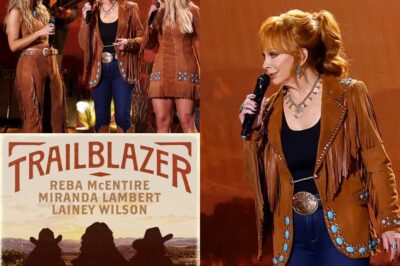 Reba, Miranda Lambert, and Lainey Wilson “set the ACM 2025 stage on fire” with the masterpiece “Trailblazer”: A powerful anthem honoring country music’s legendary women, bringing the entire audience to an emotional frenzy!