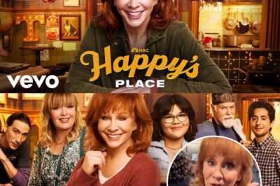 Reba McEntire makes an impressive comeback with “Happy’s Place”: The journey from a canceled project to the warmest sitcom on television, revealing behind-the-scenes creativity and the secrets to winning the hearts of millions of viewers!