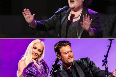 Susan Boyle’s emotional tribute to Blake Shelton at the 2025 American Music Awards sent shockwaves through social media. Dressed in a stunning midnight-blue gown, Boyle took the stage with grace and power, delivering a heartfelt rendition of Shelton’s chart-topping ballad God Gave Me You. As her voice soared, the camera caught Blake wiping away tears in the front row. The audience erupted into a standing ovation, while fans online flooded X and Instagram with emotional reactions. “Pure magic,” one user wrote. Another called it “the most touching moment of the entire night.” The unlikely pairing of the Scottish songbird and the country superstar quickly became one of the most talked-about highlights of the star-studded evening.