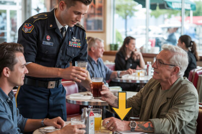 Veteran Thought No One Would Recognize Him… Then a Young SEAL Spotted the Tattoo – and Couldn’t Move!