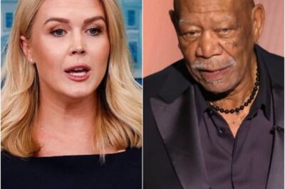 Karoline Leavitt mercilessly lectured Morgan Freeman on the topic of R@CIST and INEQUALITIES on live TV!