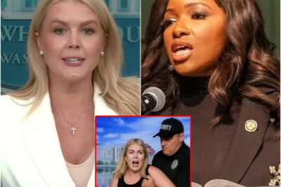 Jasmine Crockett’s Explosive On-Air Showdown Goes Viral: Why She Called Security to Remove Karoline Leavitt After a Shocking Revelation About a Colleague Rocked the Studio, Left Viewers Speechless, and Sparked a Firestorm of Speculation—Uncover the Details Behind the Drama Everyone’s Talking About and What Was Really Said!