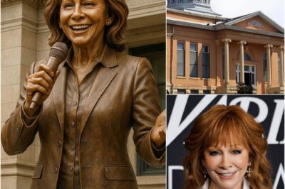 Reba McEntire — The Queen of Country & The Heart of Oklahoma A magnificent 25-foot monument is now underway in Chockie, Oklahoma — the hometown of Reba McEntire — honoring the fiery redhead whose voice, resilience, and spirit helped shape the heart of American country music for over 40 years. Set to be unveiled in 2026 alongside her farewell tour “One Last Rodeo”, the statue pays tribute not just to a star, but to a survivor, a storyteller, and a national treasure. Funded by millions of fans around the world, the monument reflects the journey of a woman who turned heartbreak into harmony and built a legacy one note at a time. From Fancy to Consider Me Gone, Reba didn’t just sing songs — she sang stories we lived through. This isn’t just a statue. It’s a flame that won’t burn out. A bronze tribute to a woman who gave country music its voice — and gave millions of women their strength.