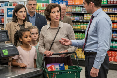 Widow with five children and 10 dollars missing at the checkout — then a stranger speaks up and everyone is stunned