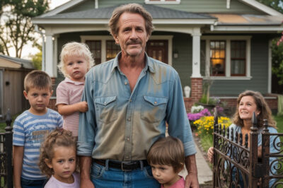 His wife left him and their five kids—ten years later, she returns and is stunned to see what he’s done.