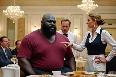 «We don’t serve the poor here», — the waitress shouted. Waiter who offended big shaq didn’t know WHO he was in real…