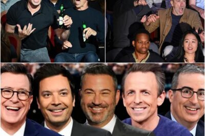 “They were supposed to be rivals — but what happened on Colbert’s empty stage left the whole industry stunned.”
