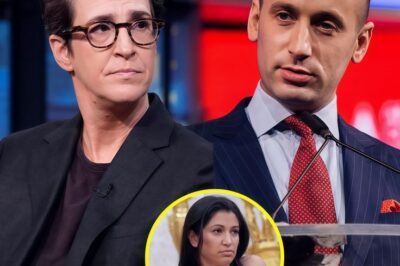 Rachel Maddow’s Relentless Live On-Air Showdown Leaves Stephen Miller Speechless and Washington in Turmoil: In What’s Already Being Hailed as the Most Ruthless TV Moment of the Year, Maddow Refuses to Debate—She Exposes, Unleashing One Chilling Line That Turns the Studio Silent and Forces Miller to Confront Secrets He Never Wanted Revealed. As He Walks Off With His Reputation in Ruins, Millions Watch the Collapse Unfold in Real Time. What Explosive Truths Did Maddow Just Drag Into the Spotlight—And Why Are Political Insiders Racing to Contain the Fallout From This Unprecedented Televised Reckoning?