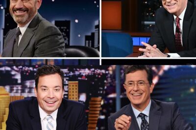 “Fallon and Colbert’s Secret Plan: A Comedy Revolution That Will Shake Late-Night TV! 🤯🎭” Jimmy Fallon and Stephen Colbert might be teaming up to create a groundbreaking comedy empire after CBS’s shocking decision to cancel The Late Show. What bold new ideas are these late-night legends cooking up? Could this partnership change the future of entertainment forever? Dive into the drama, the possibilities, and the secrets behind this game-changing move! 🚨✨