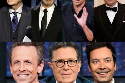 “Late-Night Legends Unite: Secrets, Comedy, and a Historic Television Moment” 🎤✨ “What happens when the biggest names in late-night TV join forces for one unforgettable night? From shocking revelations to hilarious moments, this historic episode of The Late Show will leave you laughing, inspired, and questioning the future of comedy. Don’t miss the untold stories behind this unprecedented reunion.” 🔥🎬