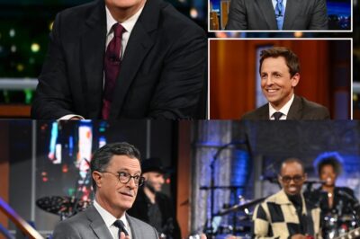 “Stephen Colbert’s Last Laugh: The Truth Bomb That Shattered Late-Night TV” 💥🎤 🎭 What happens when late-night’s sharpest voice refuses to stay silent? Stephen Colbert’s final monologue wasn’t just a goodbye—it was a fiery exposé that left networks scrambling and fans demanding answers. With an unprecedented show of solidarity from rival hosts, this shocking farewell is more than just TV history—it’s a battle cry for truth in a world of corporate control. Don’t miss the story that’s changing everything. 🚨🔥