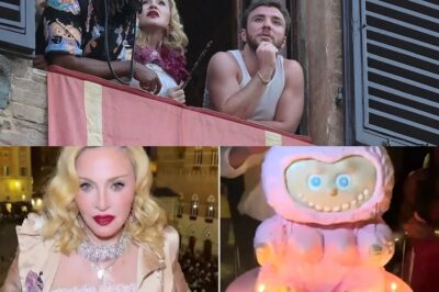 “Madonna’s Lavish 67th Birthday: Palio Dreams, Young Love, and a Giant Pink Cake” “The Queen of Pop celebrates her 67th birthday in Italy with her 28-year-old boyfriend, daughters Mercy and Lourdes, and a jaw-dropping Labubu cake. From witnessing the sacred Palio horse race to dancing with locals and antique shopping, Madonna’s dreamy celebration is the ultimate Italian fantasy. Is this her most extravagant birthday yet? Dive into the details of the unforgettable event!”