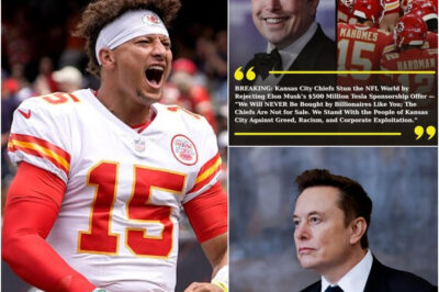 The Kansas City Chiefs Make a Powerful Statement: Values Over Profits, The Kansas City Chiefs’ Inspiring Stance Against Tesla Sponsorship. Discover how the team’s rejection of Elon Musk’s offer reflects their commitment to justice and community.