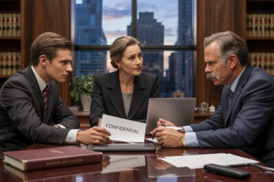 At the lawyer’s office, my son claimed, “the ranch and $33m are mine. she can return to her shed.” he looked so sure of himself. but the lawyer handed me a document and said quietly, “it’s time to use this.” my son froze when he read the words on the page.