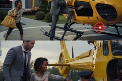 “DON’T GET IN THE HELICOPTER!” Black Girl Shouts To Billionaire — Truth Revealed In the high-stakes world of aviation and corporate power, danger often hides where least expected.