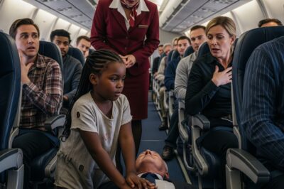 A Poor 12-year-old Black Girl Saved A Millionaire On A Plane… But What He Whispered Made Her Cry Out Loud.