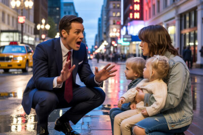 MILLIONAIRE SEES A BEGGAR WITH TWO CHILDREN AND RECOGNIZES HER. WHAT HE DID LEAVES EVERYONE SHOCKED.