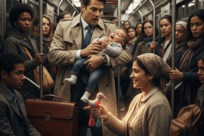 Billionaire’s Baby Cries Nonstop on the SUBWAY — Until a poor Woman Did the impossible