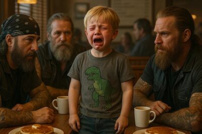 A little boy walked up to our table of bikers and asked