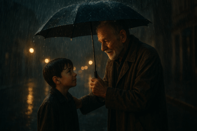 An Old Man Saved a Child in the Rain, Little Did He Know That Ten Years Later, the Boy Would Be a Billionaire