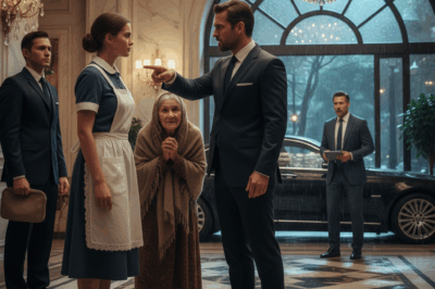 Fired for Helping an Old Woman in the Rain, the Poor Aide Never Guessed She Was the Billionaire’s Mother Who’d Change Her Life.
