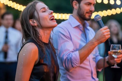 He raised his glass like he was about to honor me—then leaned into the mic and sneered, “I married a stupid lady… and I regret it!” Before I could breathe, icy red wine poured over my head, dripping into my eyes as the whole room stared. I stood there shaking, hearing him hiss, “Get out. You’re ruining my night.” I walked away… but what I did next made him scream the next morning: “Where’s my wife?!”